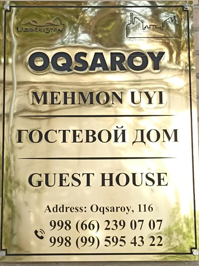 Oqsaroy Samarkand Guest House Εξωτερικό φωτογραφία